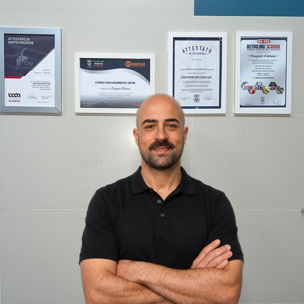 Mattia Fabiano — titolare e detailer professionista
